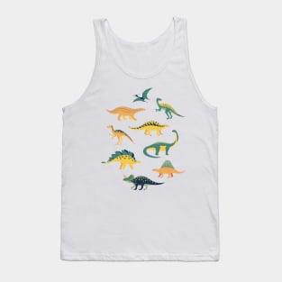 Colorful Dinosaurs Tank Top